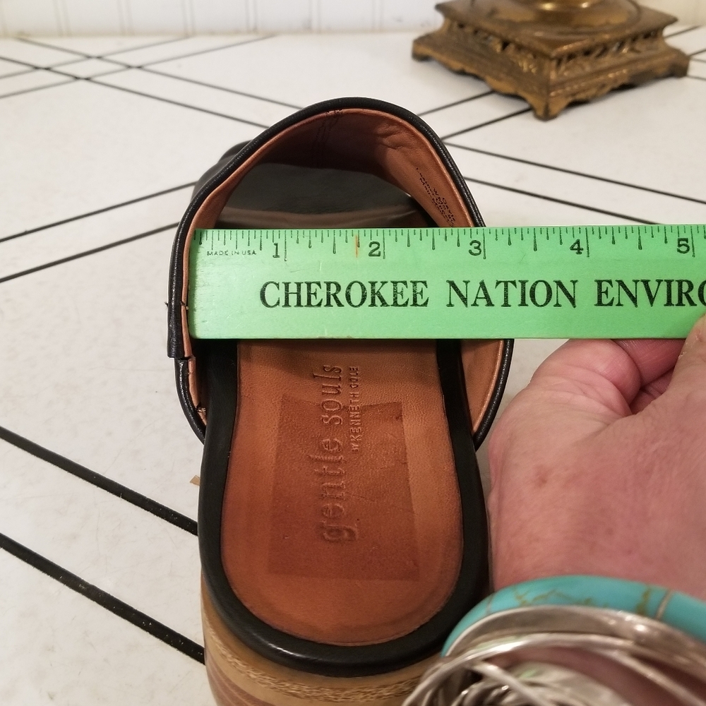 Gentle Souls Gayle leather slide sandal slip-on - Picture 7 of 7